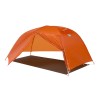 Big Agnes Footprint Copper Spur UL2 mit Außenzelt aufgebaut