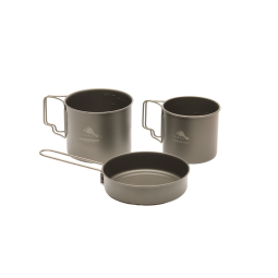 Toaks Titanium Pan/Pot/Mug Combo Set - praktisches Set für eine Person