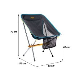 Abmessungen Uquip Infinity Campingstuhl