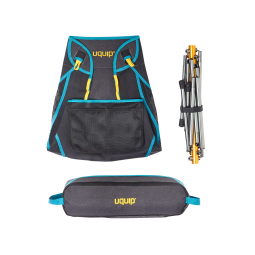 Uquip Infinity Campingstuhl mit Packtasche, Sitzfläche und Gestänge