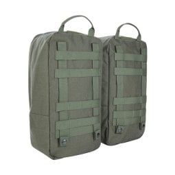 Rückansicht der Seitentaschen des Tasmanian Tiger Mil OPS Pack 80+24 IRR Rucksacks
