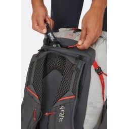 Rab Muon 40L Wanderrucksack mit Tasche an der Rückseite