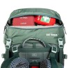 Tatonka Yukon 50+10 Rucksack Deckelfach beispielhaft gefüllt