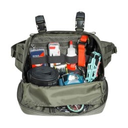 Tatonka Hip & Bar Pouch BC Stone Grey Olive beispielhaft gefüllt