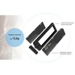 Nitecore NB Air 5000 Powerbank mit ultraleichten und robusten Carbongehäuse