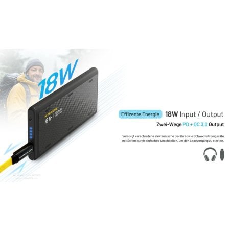 Nitecore NB Air 5000 Powerbank mit maximalen Input!