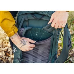 Gregory Paragon 60 Rucksack Cascade Green - Rückenplatte in der Hähe verstellbar