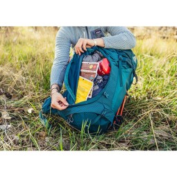 Gregory Maven 58 Rucksack Damen - praktischer Eingriff auf der Seite