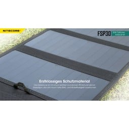 Nitecore Solarpanel FSP30 mit geschützter Oberfläche