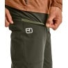 Ortovox Pelmo Pants Dark Wild Herbs mit Reißverschlusstasche