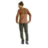 Ortovox Pelmo Pants Dark Wild Herbs von Model getragen Rückseite