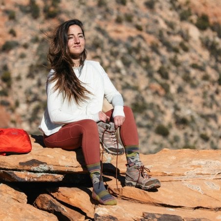 Darn Tough Trailblazer Light Hiker Socke Damen im Einsatz