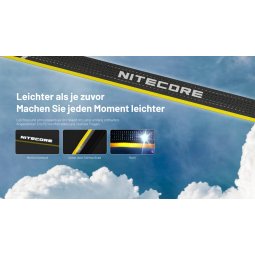 Nitecore NU25 MCT Stirnlampe mit bequemem Kopfband