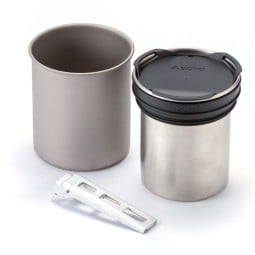 Soto Thermostack Titanbecher und Edelstahlbecher