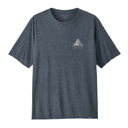 Patagonia Capilene Cool Daily Graphic Shirt Chouinard Crest: Smolder Blue X-Dye