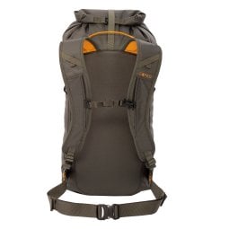 Exped Black Ice 30 wasserdichter Tagesrucksack Moraine Rückseite