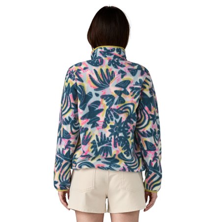 Patagonia Synchilla Snap-T Fleece Pullover Damen Wild Botanist: Tidal Teal Rückseite