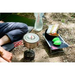 Evernew Ti Ultralight Pot 1,3L Titan Kochgeschirr im Einsatz