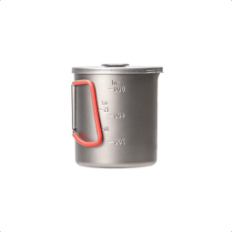 Evernew Ti UL Pasta Pot S 750 mit eingeprägter Skala