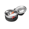 Evernew Ti Cup 570FD beispielhaft mit Zubehör abgebildet