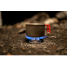 Evernew Ti Solo Cup Titantasse 400FD überm Bluenote Stove eingesetzt