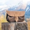 Waldkauz Modulus Loden Bauchtasche in freier Wildbahn