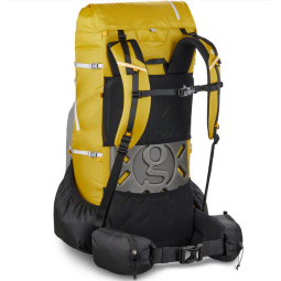 Gossamer Gear Gorilla 50 Ultralight Rucksack Yellow Rückansicht