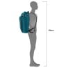 ORTLIEB Vario Lite 22L Tagesrucksack petrol als Rucksack getragen