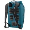 Rückseite ORTLIEB Vario Lite 22L Tagesrucksack petrol mit Tragesystem
