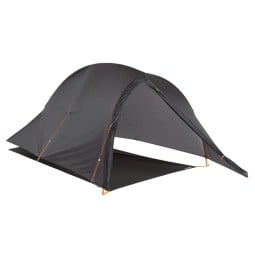Big Agnes Footprint Fly Creek UL2 zusammen mit separat erhältlichem Außenzelt im Einsatz