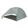 Big Agnes Tiger Wall UL 3 Zelt Aufbauvariante mit separat erhältlichem Footprint und ohne Innenzelt