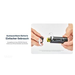 Nitecore AP05C Minipumpe auch kompatibel mit Batterien