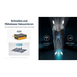 Nitecore AP05C Minipumpe auch zum Vakuumieren nutzbar