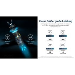 Nitecore AP05C Minipumpe mit hoher Leistung