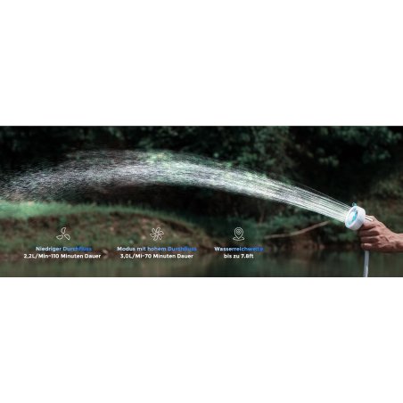Flextail Max Shower mit hoher Leistung