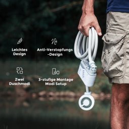 Features der Flextail Max Shower