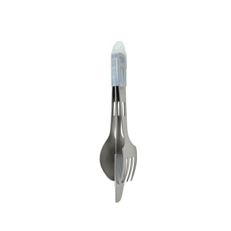 Keith Titanium Besteckset 3-teilig mit SIlikonhalter