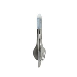 Keith Titanium Besteckset 3-teilig mit SIlikonhalter