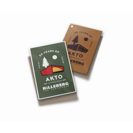 Hilleberg Akto 30 Jahre Anniversary Edition mit besonderem Logo