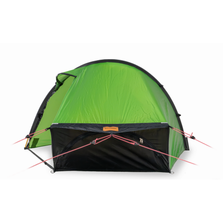 Hilleberg Akto 30 Jahre Anniversary Edition Belüftung geschlossen