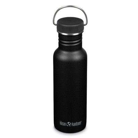 Klean Kanteen Trinkflasche Classic 800ml Loop Cap Black