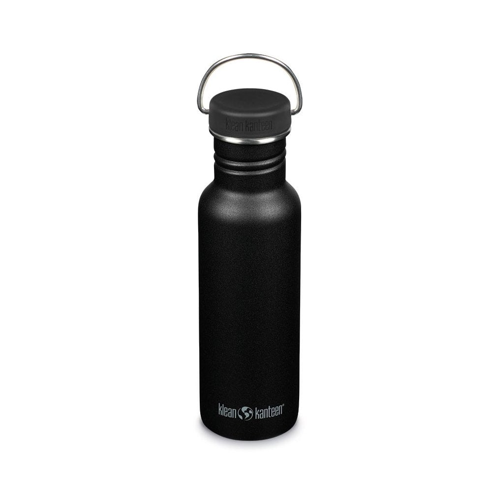 Klean Kanteen Trinkflasche Classic 800ml Loop Cap Black