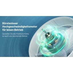 Nitecore izzCool 30 Handventilator mit Luftbefeuchter mit leisem Betrieb