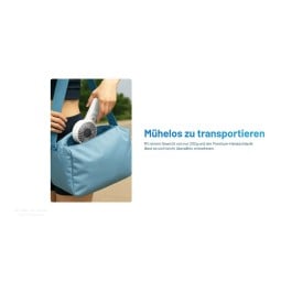 Nitecore izzCool 30 Handventilator mit Luftbefeuchter mit kompaktem Packmaß