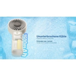 Nitecore izzCool 30 Handventilator mit Luftbefeuchter mit bis zu 10 Stunden Laufzeit