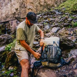 Hyperlite Mountain Gear Junction 40 Ultraleichtrucksack im Einsatz