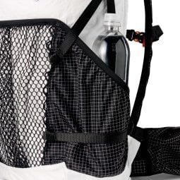 Hyperlite Mountain Gear Junction 55 Ultraleichtrucksack mit tiefen Seitentaschen für Trinkflaschen
