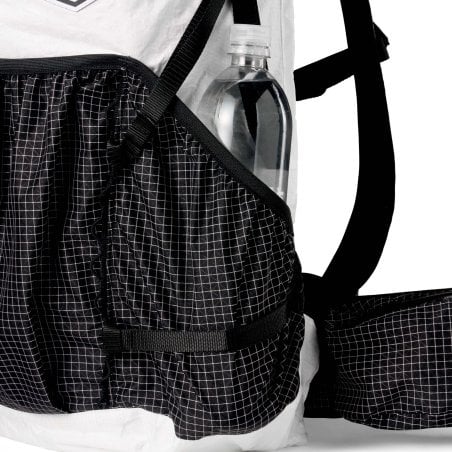Hyperlite Mountain Gear Southwest 40 Rucksack mit tiefen Seitentaschen für Flaschen