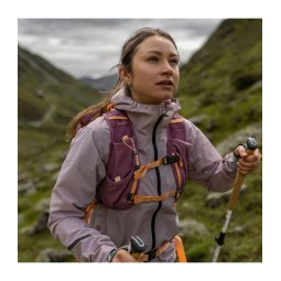 Osprey Tempest Velocity 30 Damen Daypack Pashmina Melon mit breiten Schulterträgern im Fastpacking Stil