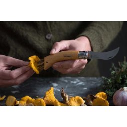 Opinel Pilzmesser No 08 mit Bürste mit Bürste zur Reinigung der Pilze